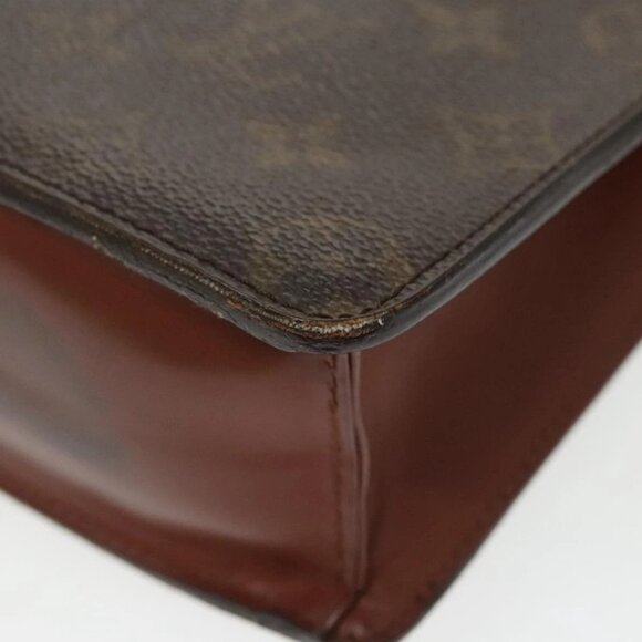 LOUIS VUITTON Monogram Pochette Homme Clutch Bag M51795 LV Auth th5451 - Picture 3 of 16